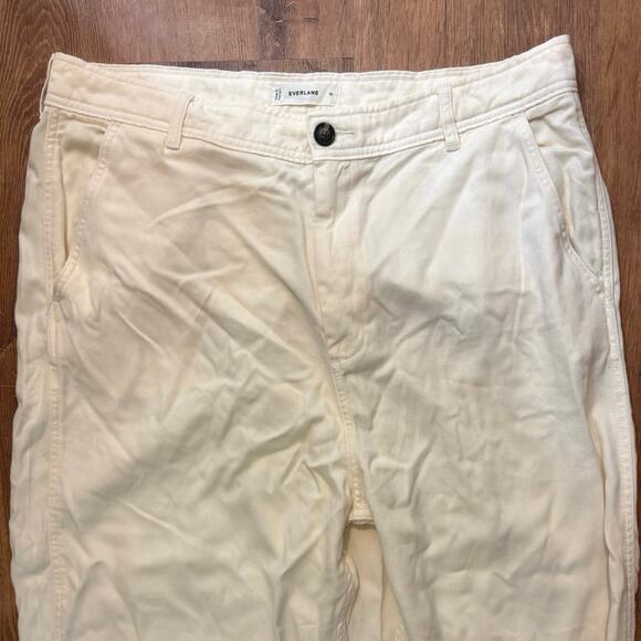 NWOT Everlane The Utility Pant in Buttersoft In Bone Size 16 - Picture 4 of 9